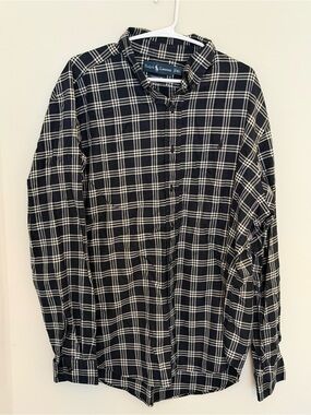 Polo Ralph Lauren Men’s Size XL Plaid Long Sleeve Black Classic Fit Dress Shirt